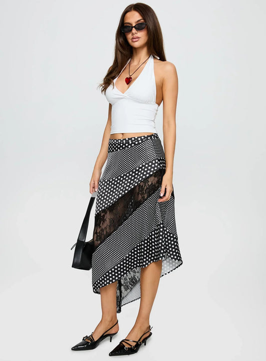 Asymmetrical Midi Skirt