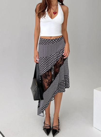 Asymmetrical Midi Skirt