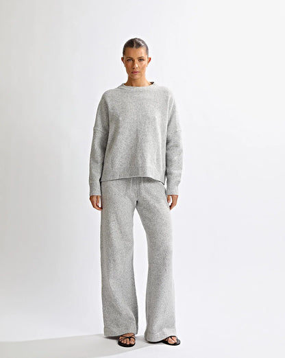 Backless Jumper Grey Set