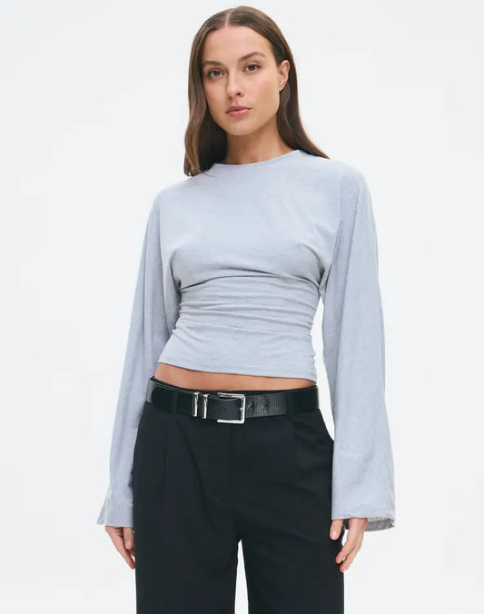Cinched Longsleeve Top